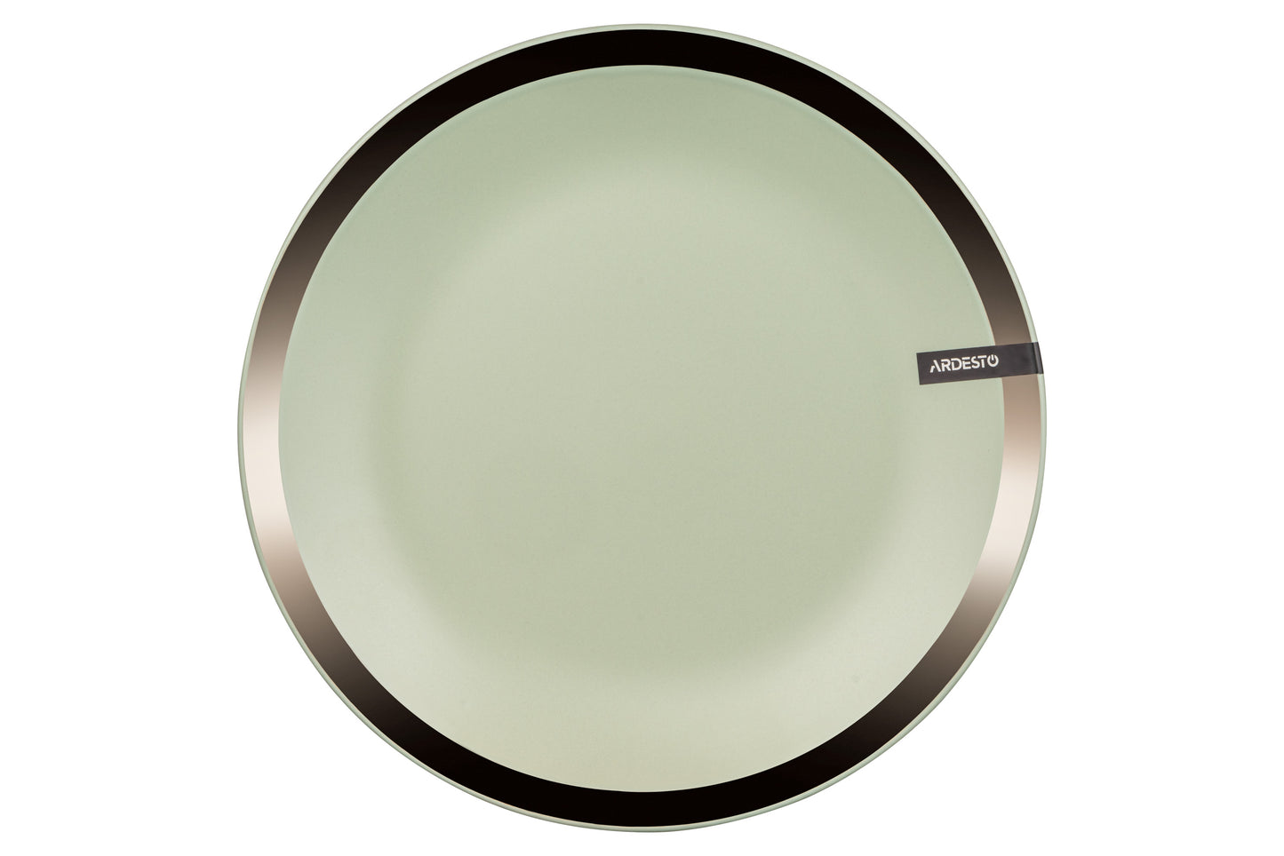 Ardesto Dinner plate Liguria Green bay, 26cm, ceramics, green