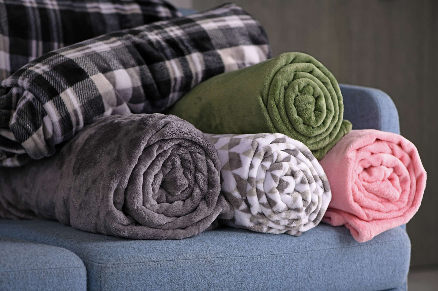 Ardesto Flannel blanket, 160x200cm, 100% polyester, green