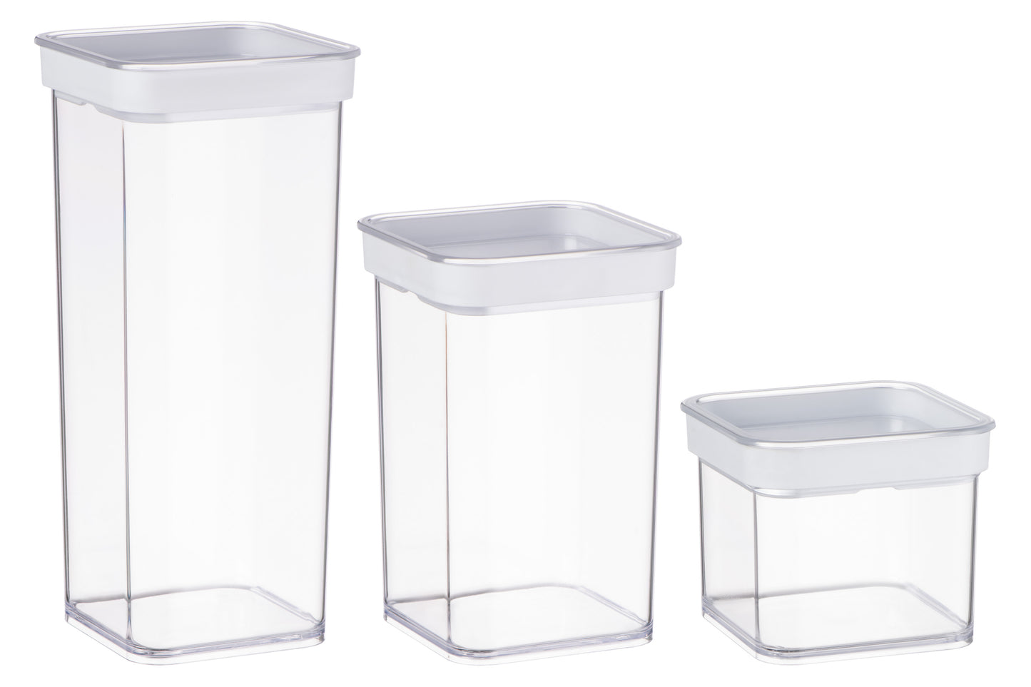 Ardesto Food storage containers Fresh, 3pcs, plastic, white
