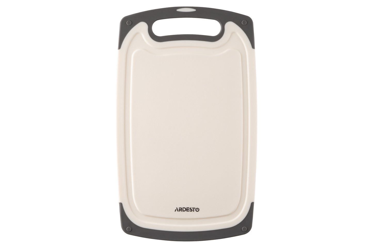 Ardesto Cutting board Gemini, 33х20х0.85cm, plastic, white