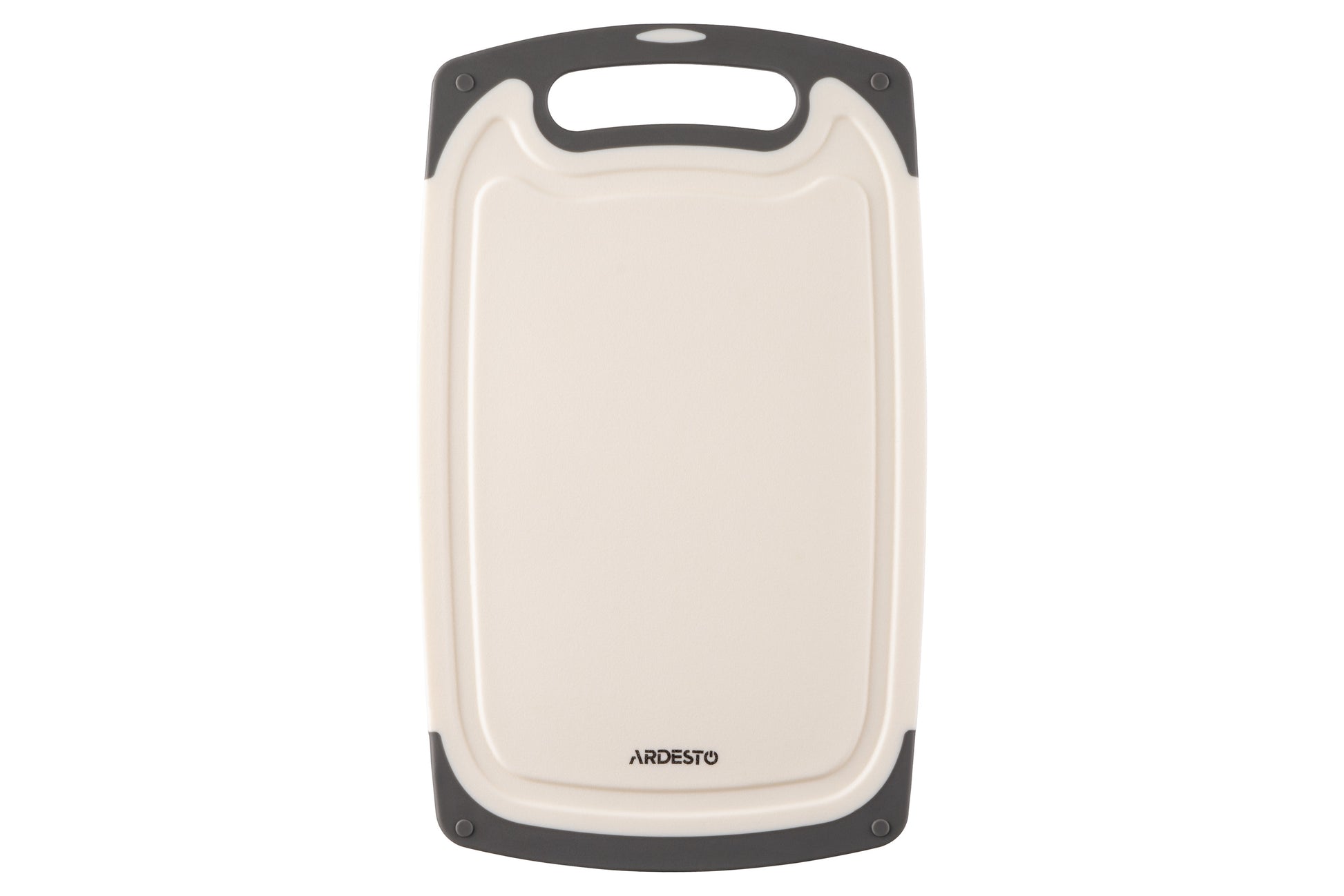 Ardesto Cutting board Gemini, 33х20х0.85cm, plastic, white