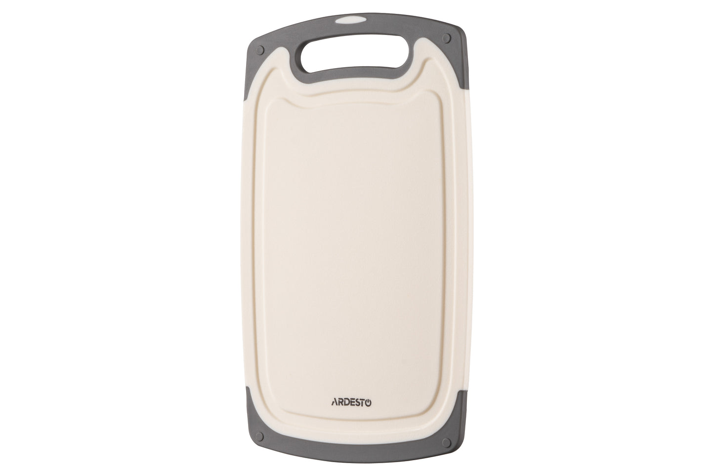 Ardesto Cutting board Gemini, 33х20х0.85cm, plastic, white