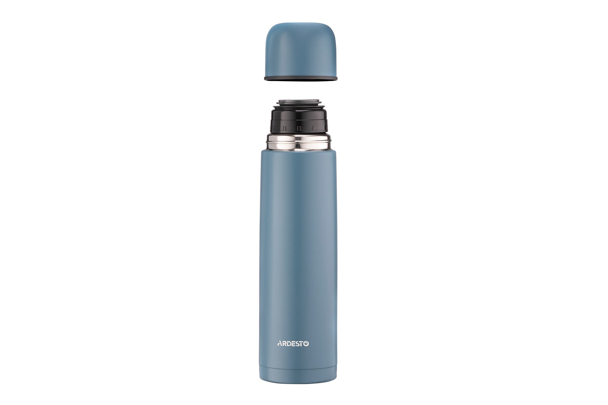 Ardesto Vacuum flask Bright City, 1000ml, stainless steel, dark blue