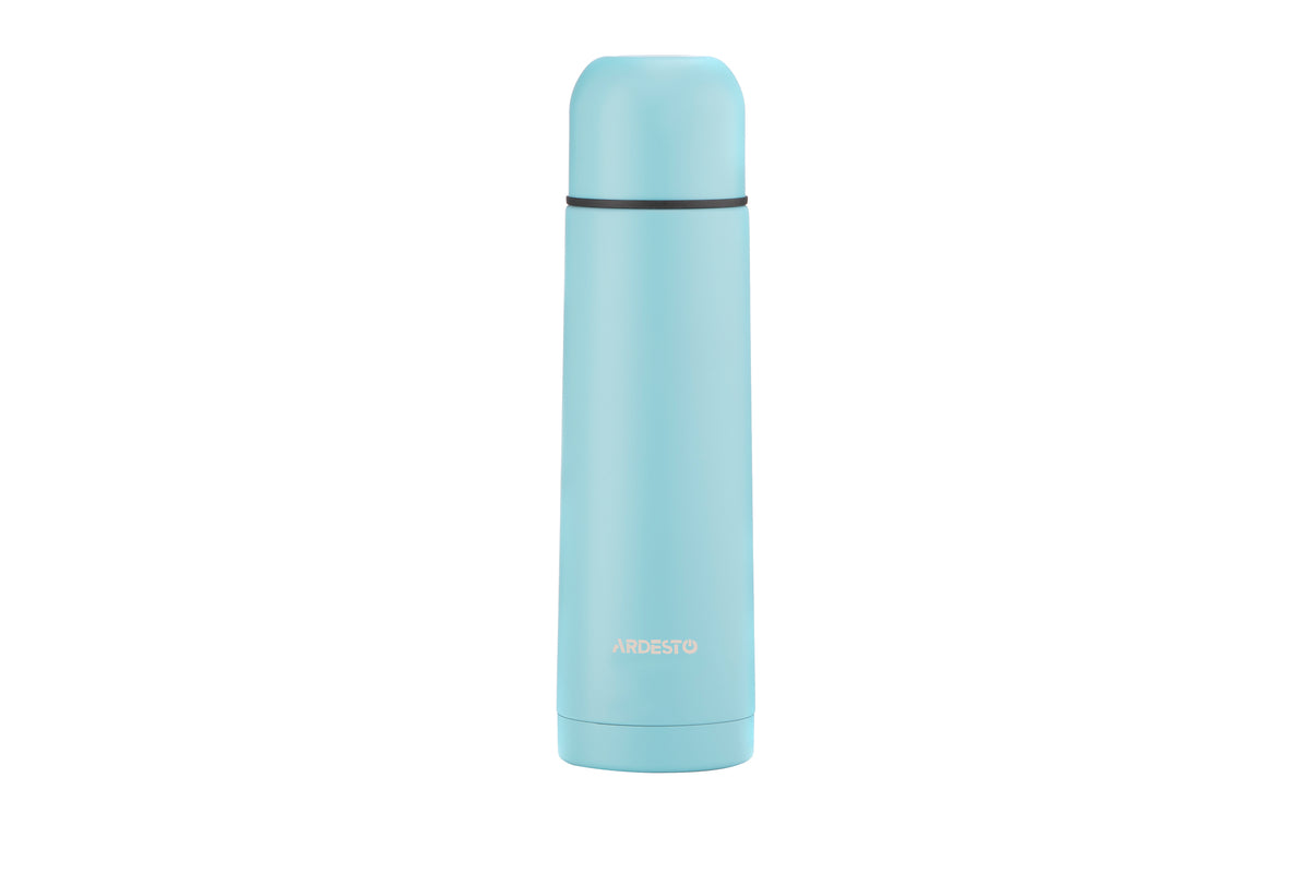 Ardesto Vacuum flask Bright City, 500ml, stainless steel, blue