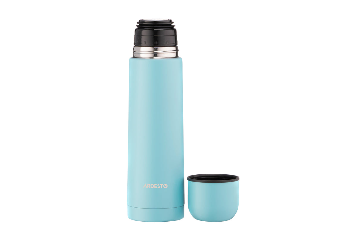 Ardesto Vacuum flask Bright City, 500ml, stainless steel, blue