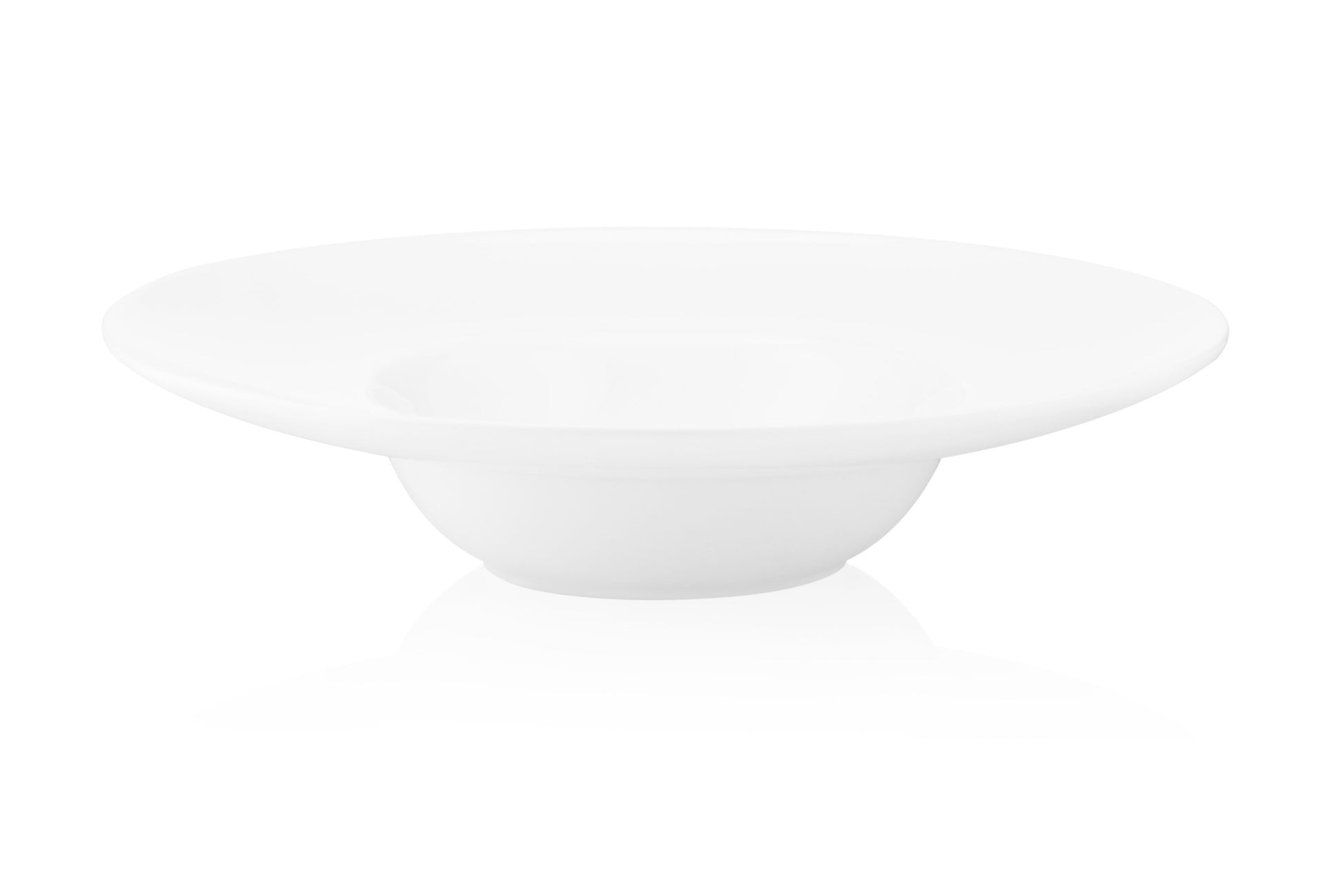Ardesto Deep platee Imola, 23cm, porcelain, white