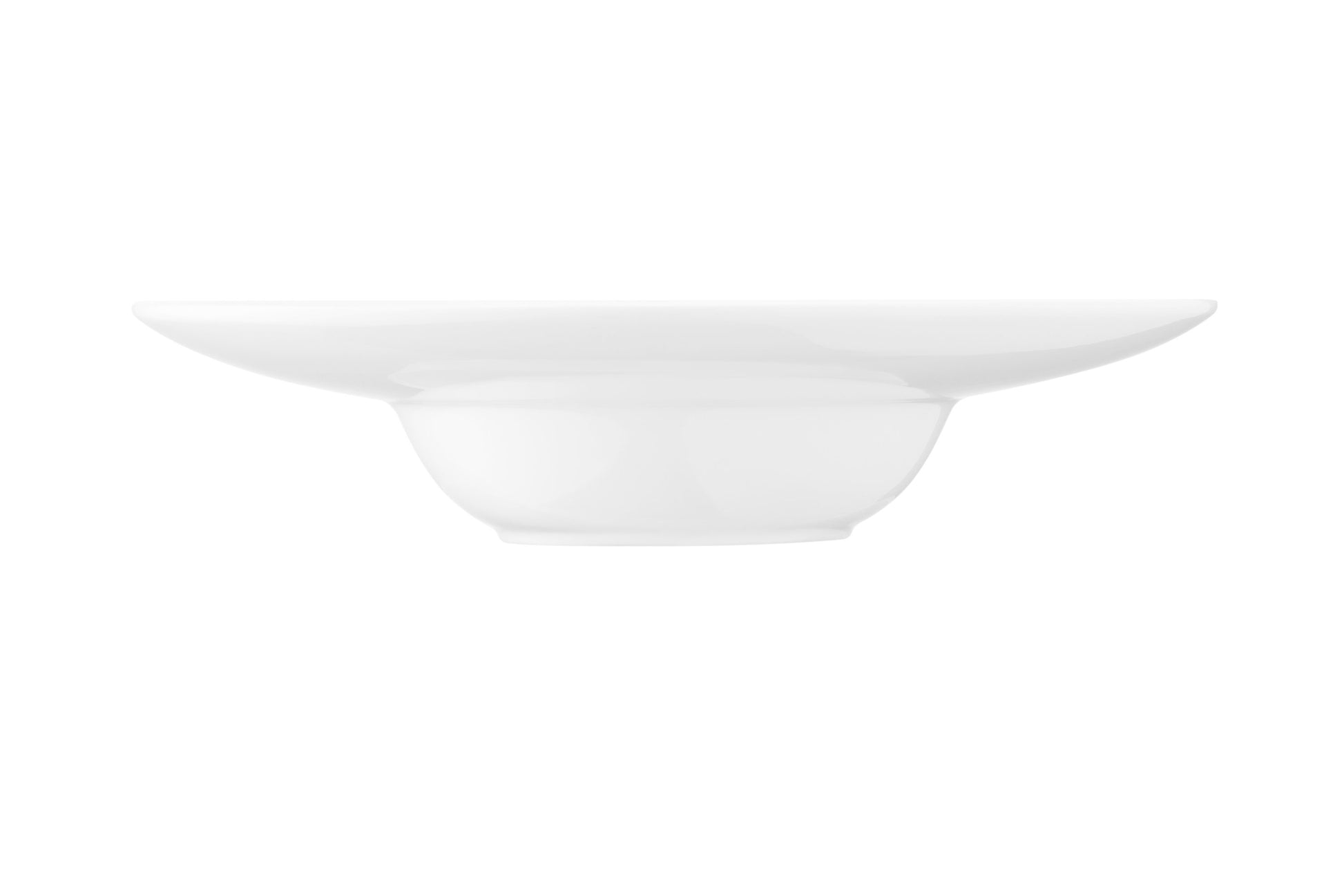 Ardesto Deep platee Imola, 23cm, porcelain, white