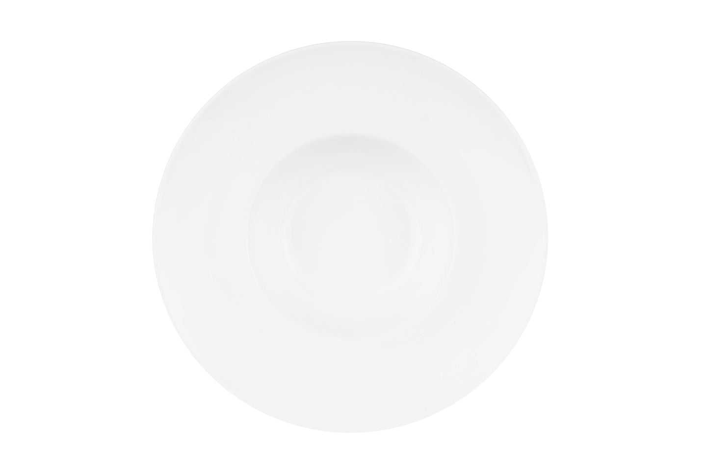 Ardesto Deep platee Imola, 23cm, porcelain, white