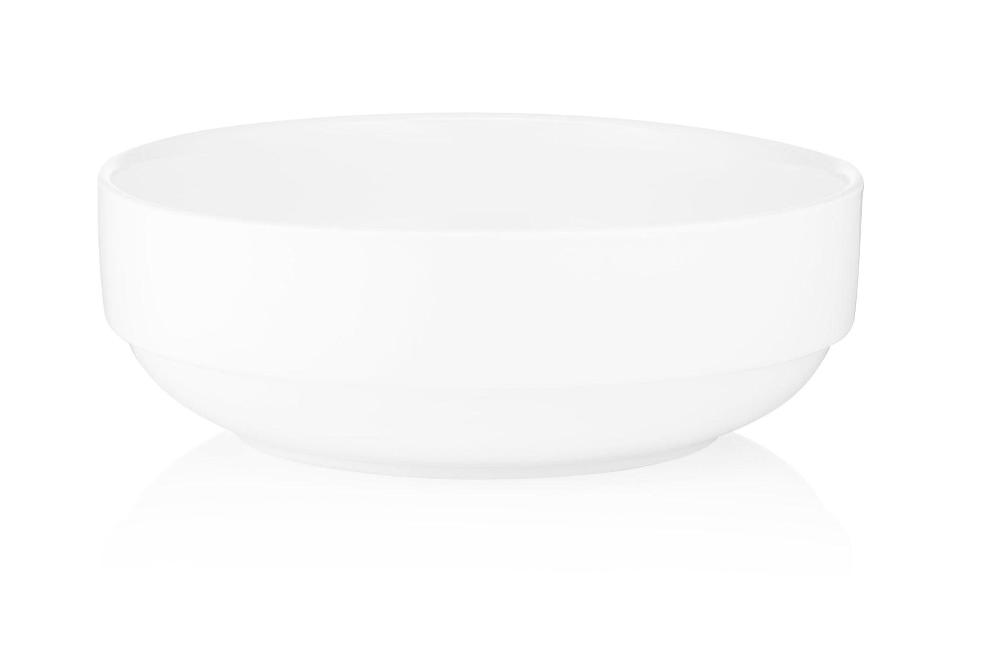 Ardesto Bowl Prato, 21 сm, porcelain, white