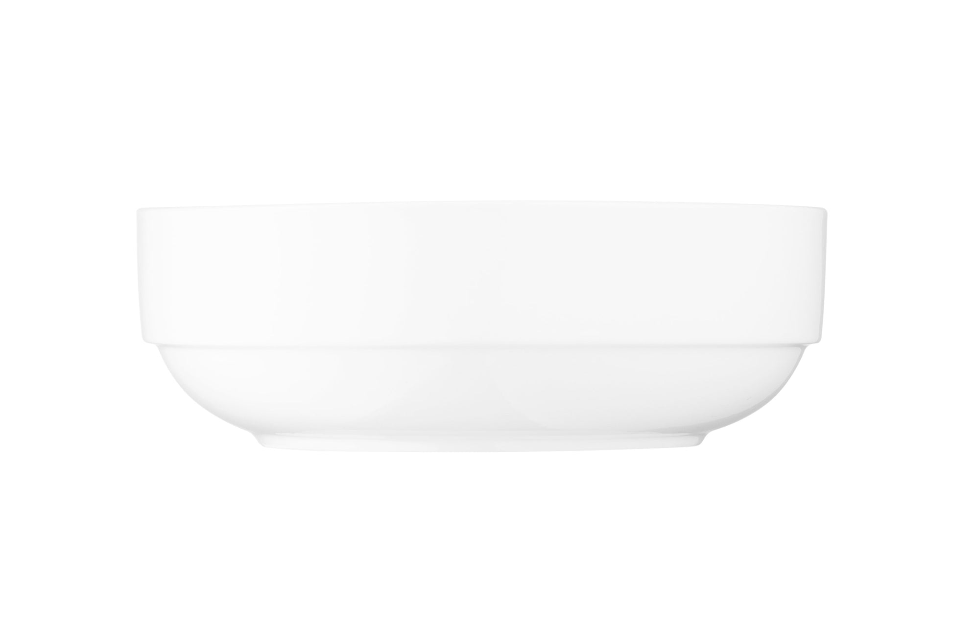 Ardesto Bowl Prato, 21 сm, porcelain, white