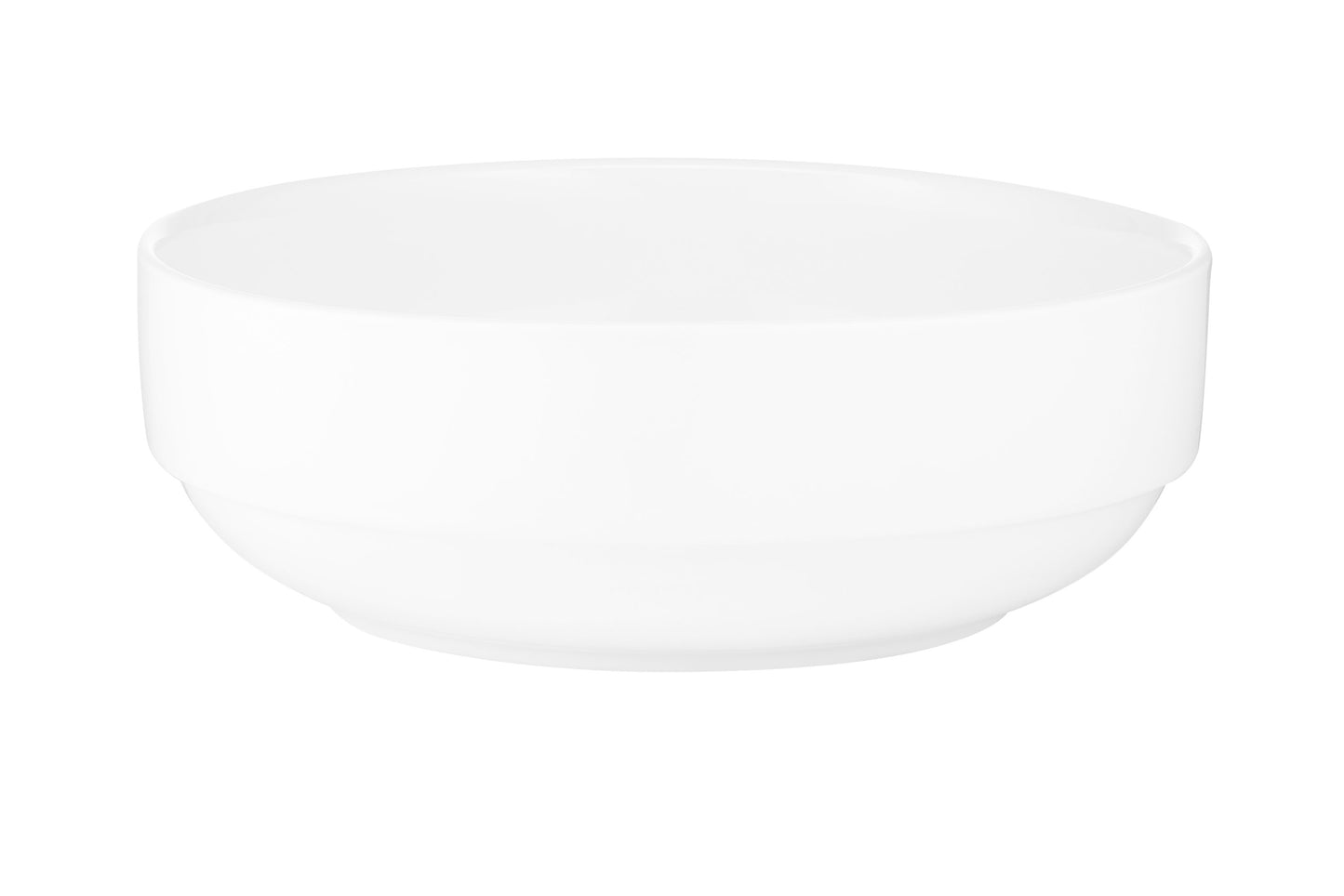 Ardesto Bowl Prato, 21 сm, porcelain, white