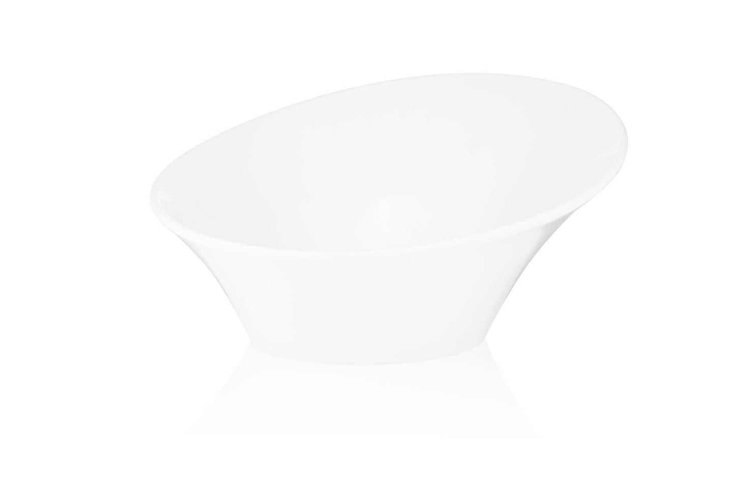 Ardesto Salad bowl, 25.5 сm, porcelain, white
