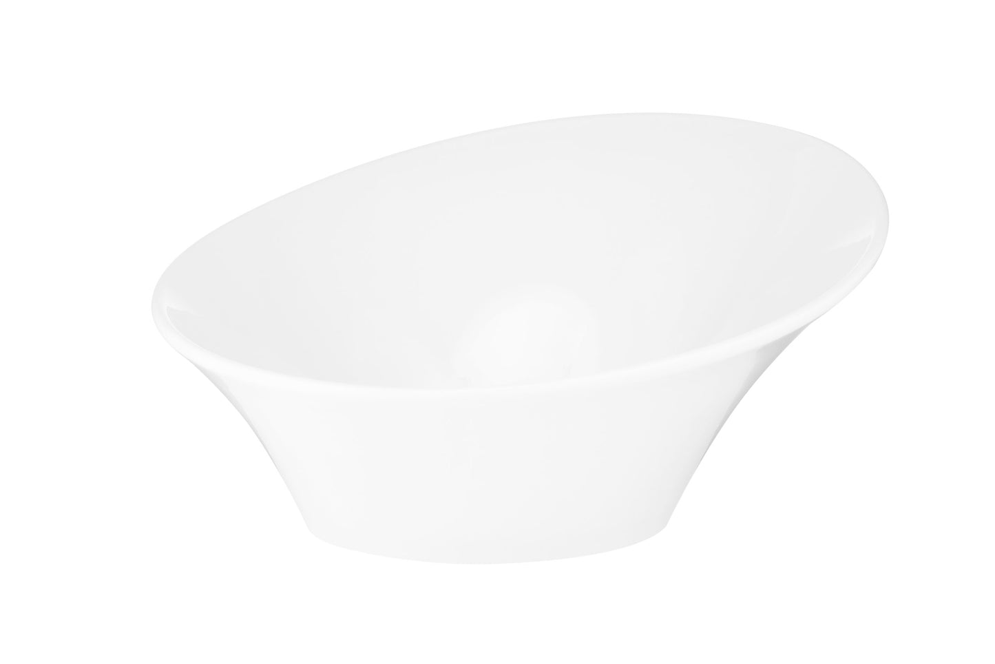 Ardesto Salad bowl, 25.5 сm, porcelain, white