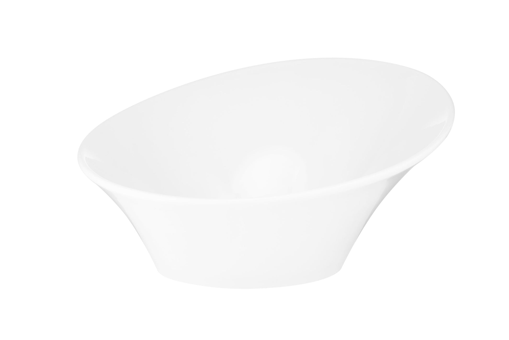 Ardesto Salad bowl, 25.5 сm, porcelain, white