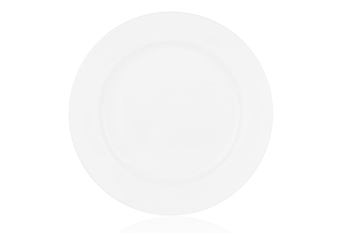Ardesto Dinner plate Prato, 25сm, porcelain, white
