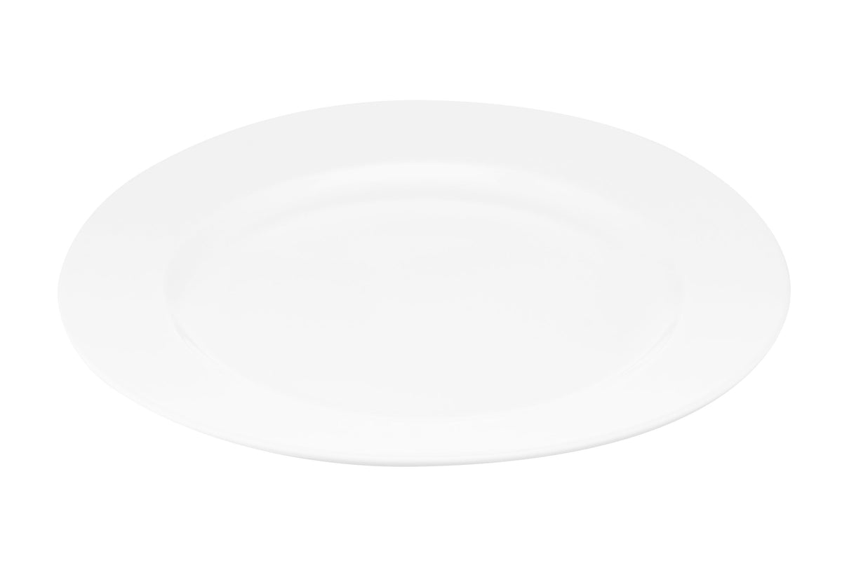 Ardesto Dinner plate Prato, 25сm, porcelain, white