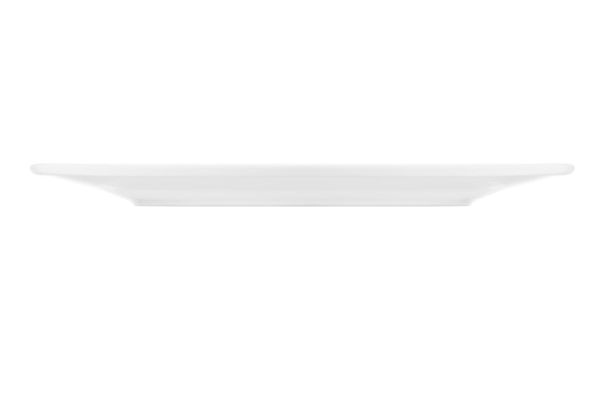 Ardesto Dinner plate Prato, 25сm, porcelain, white