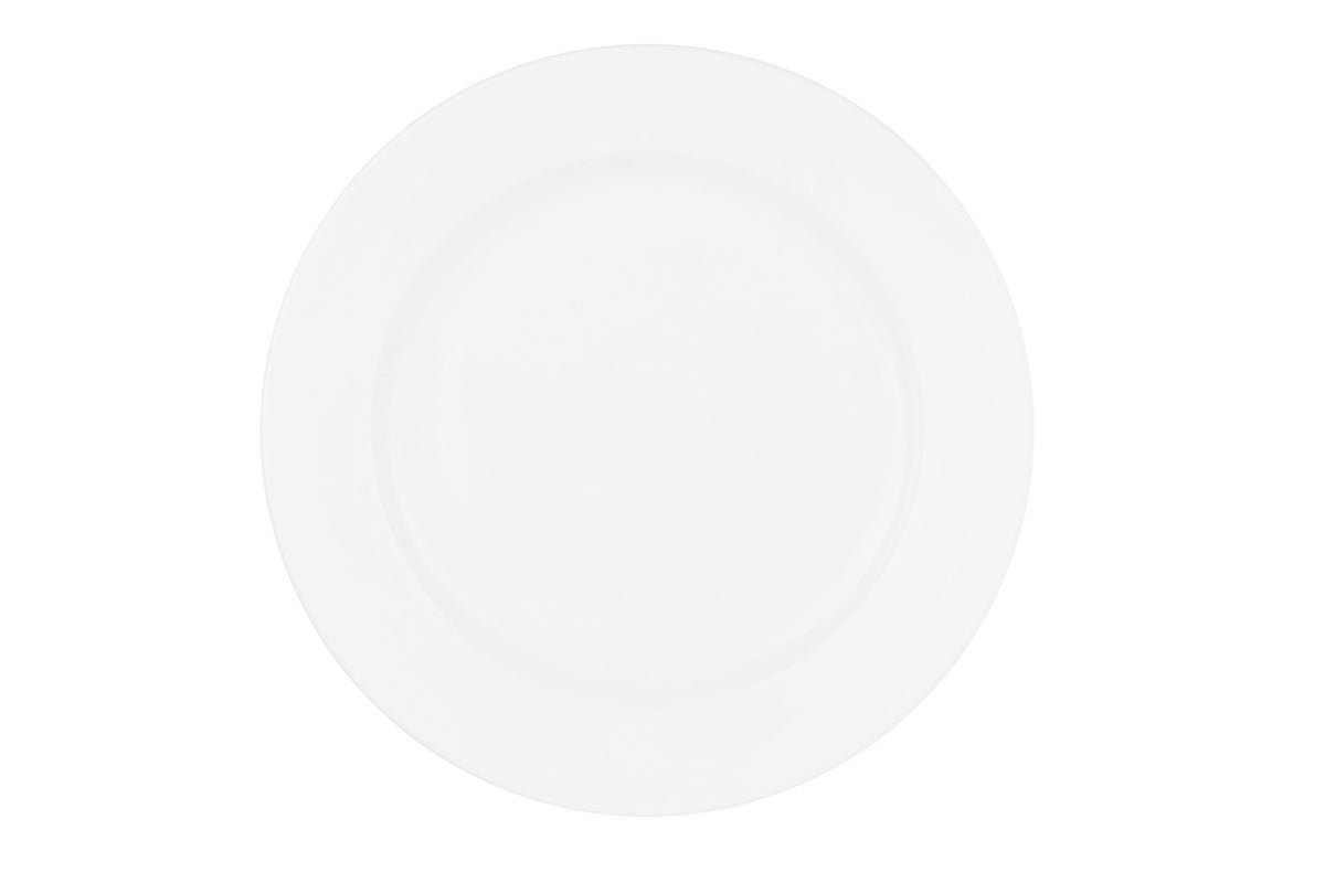 Ardesto Dinner plate Prato, 25сm, porcelain, white