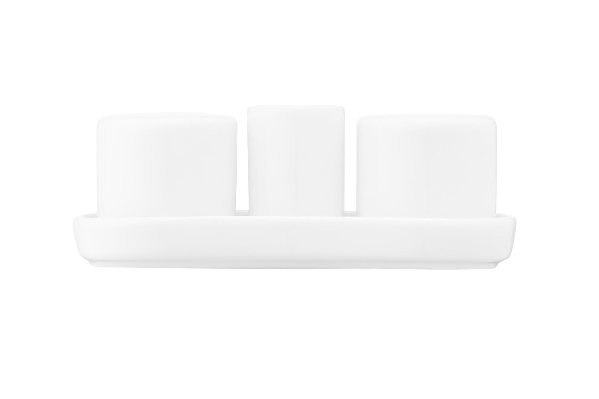 Ardesto Set for salt and pepper, 4 items, porcelain, white