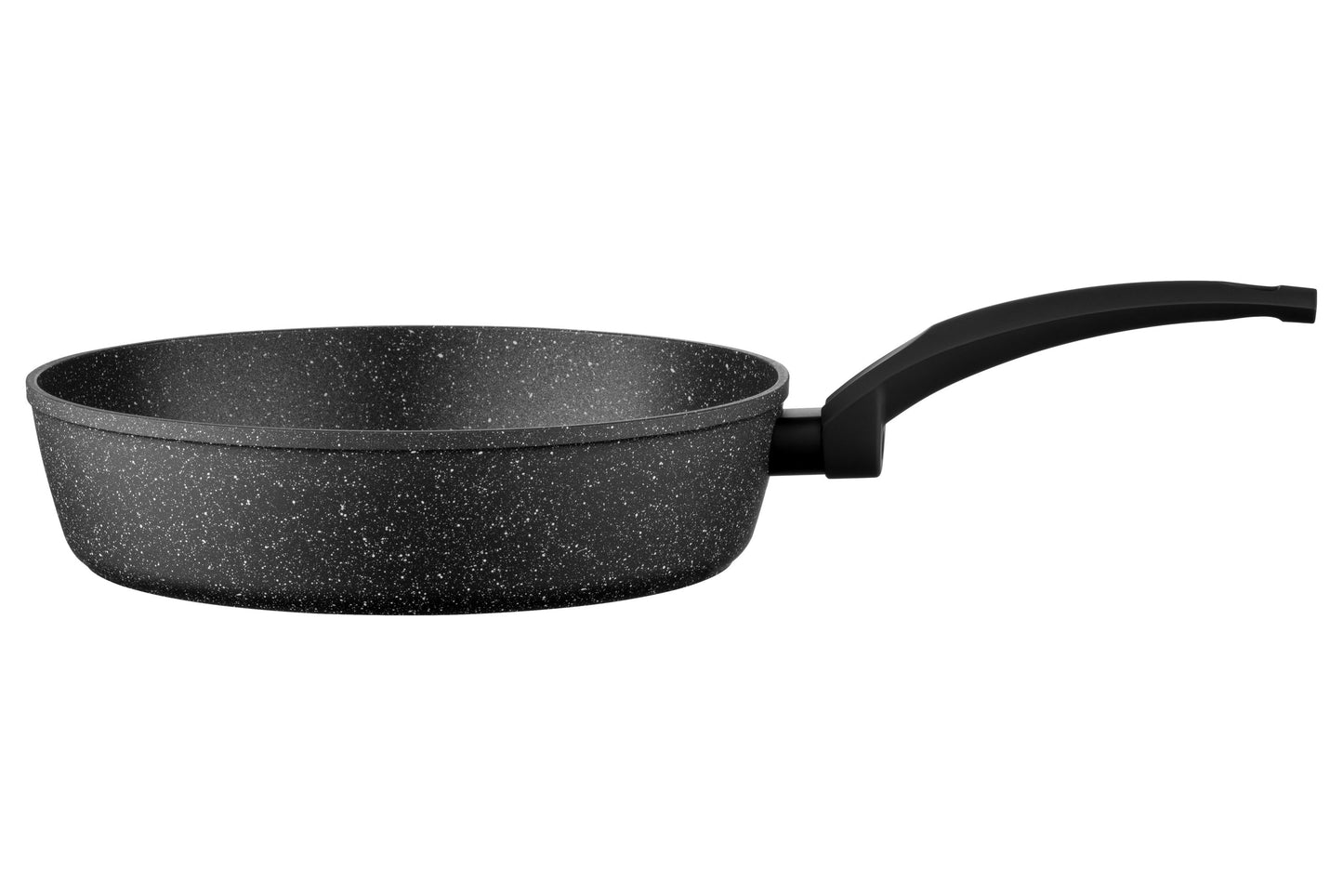 Ardesto Deep Fry pan with lid Gemini Gourmet Viareggio, 26cm, aluminium, black