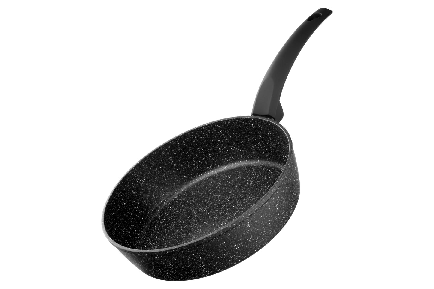 Ardesto Deep Fry pan with lid Gemini Gourmet Viareggio, 24cm, aluminium, black