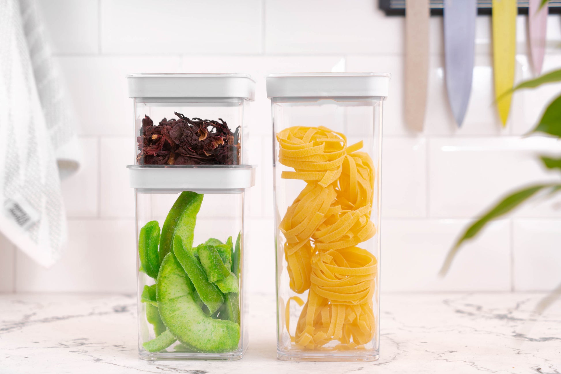 Ardesto Food storage containers Fresh, 3pcs, plastic, white