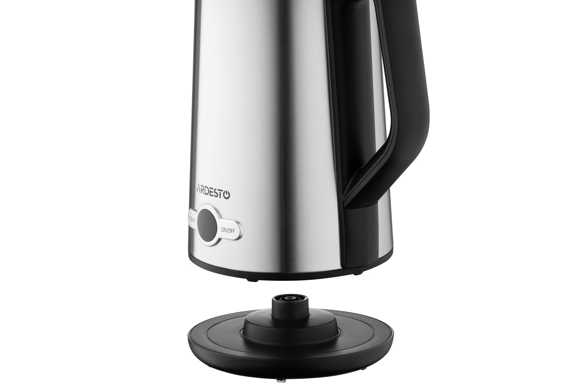 Ardesto Electric kettle  Steel Collection EKL-X52E, 1.7L, LED display, double-walled, STRIX, silver