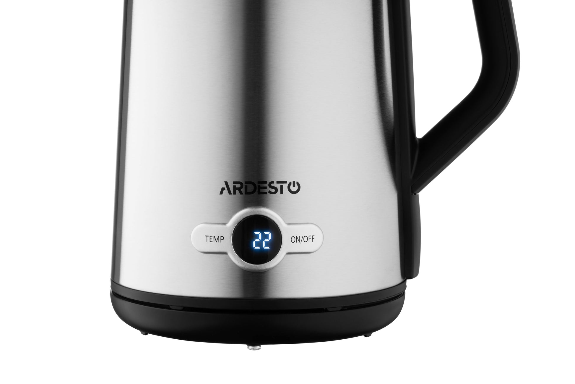 Ardesto Electric kettle  Steel Collection EKL-X52E, 1.7L, LED display, double-walled, STRIX, silver