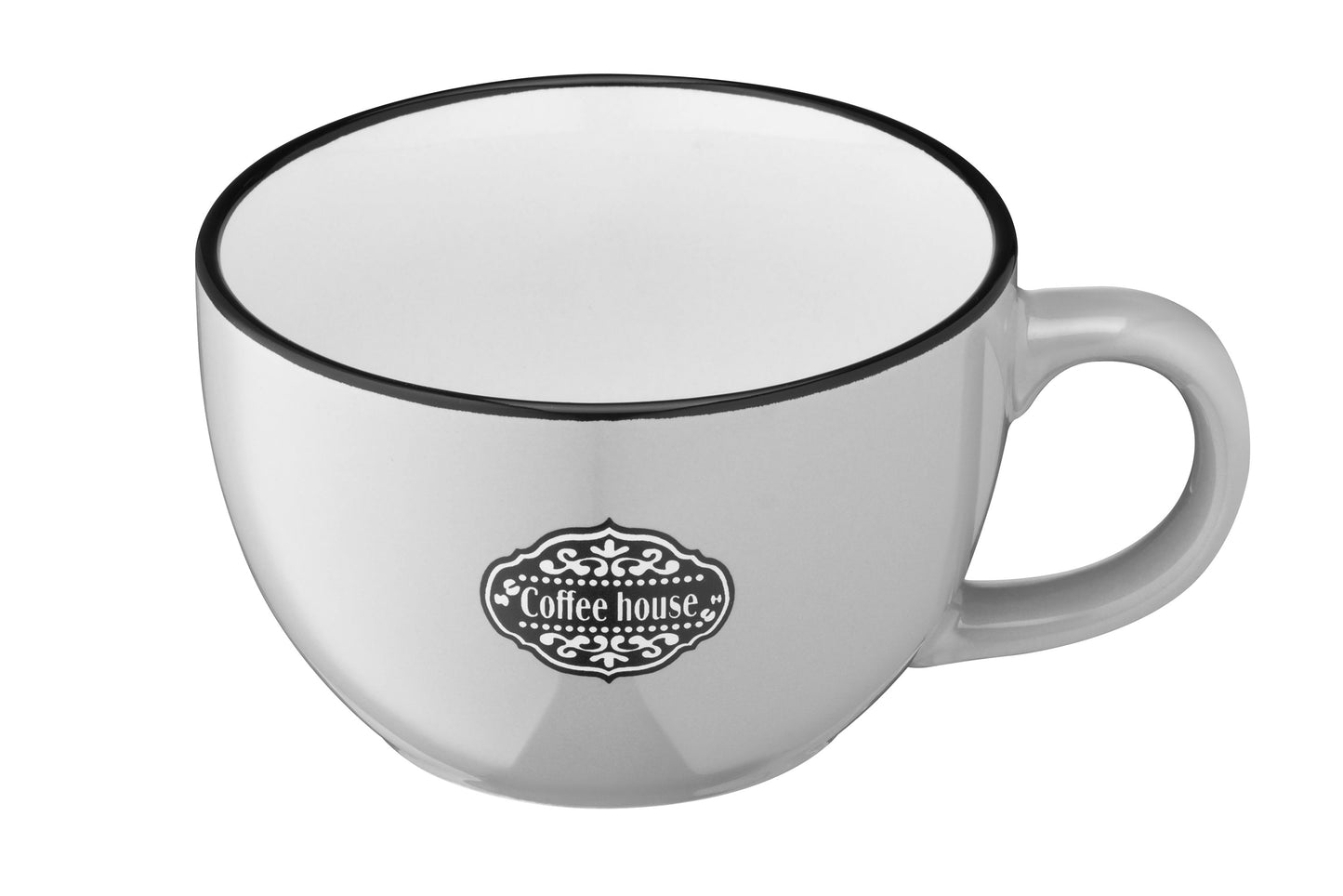 Ardesto Mug  Floerino, 480ml, ceramics, gray