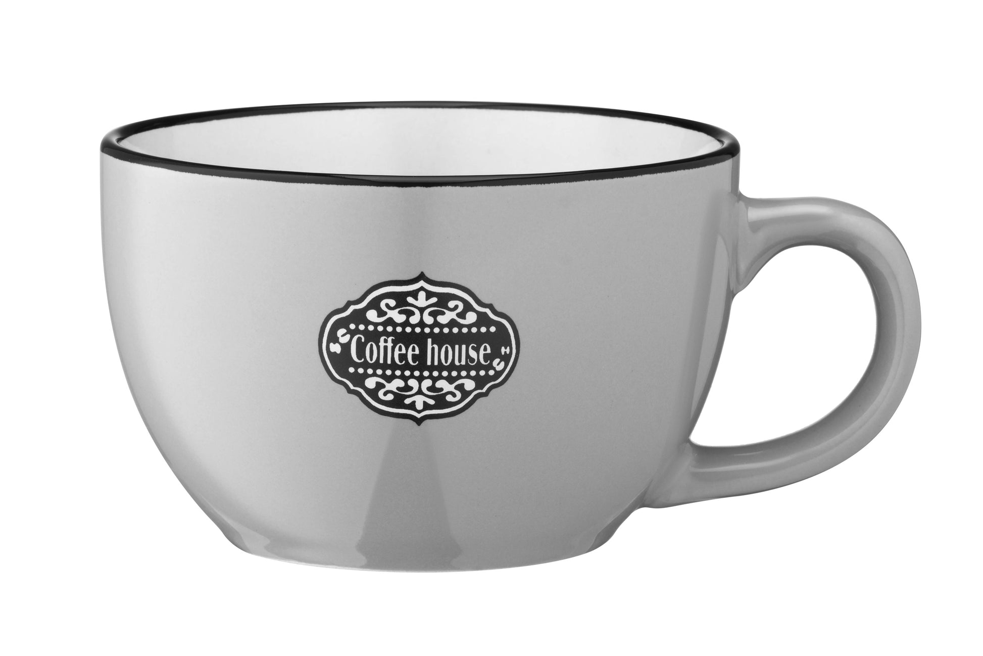 Ardesto Mug  Floerino, 480ml, ceramics, gray