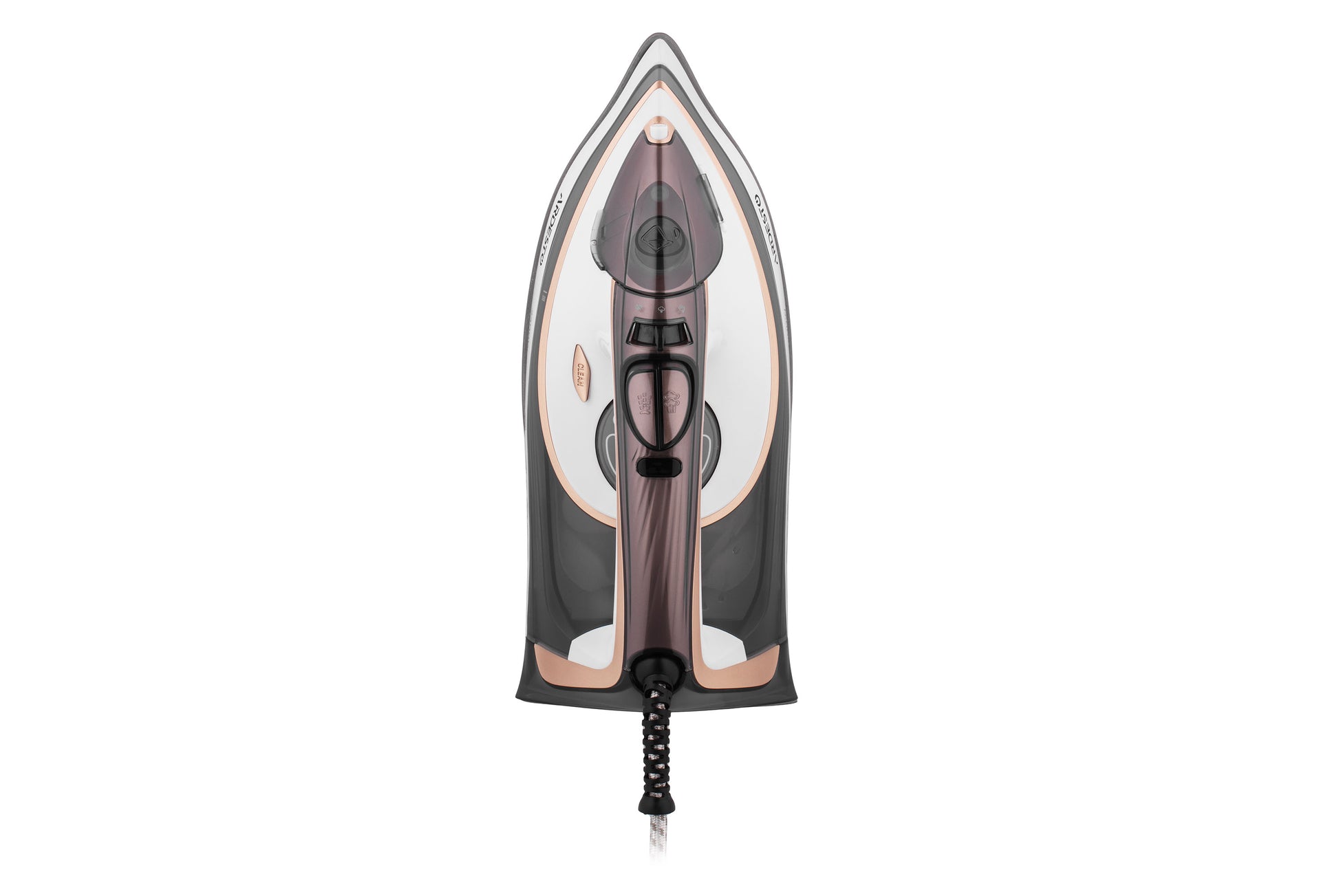 Ardesto Iron IR-B2245-E, 2400W, 400ml, steam boost, electric management, ceramic soleplate, white-grey
