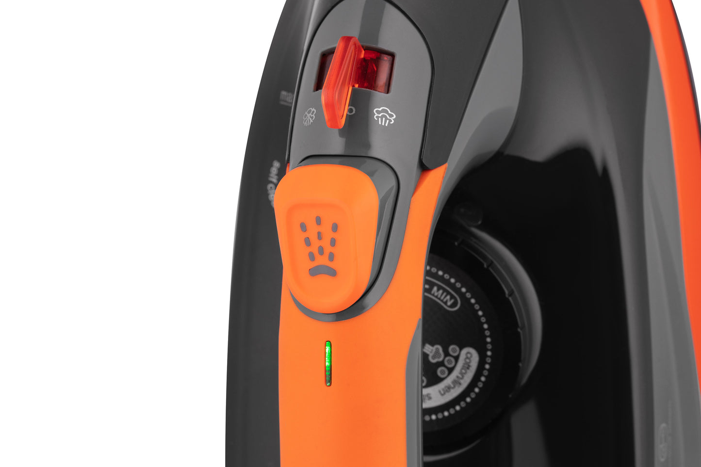 Ardesto Iron  IR-C2233-GR, 2200W, 340ml, steam boost, ceramic soleplate, black-orange