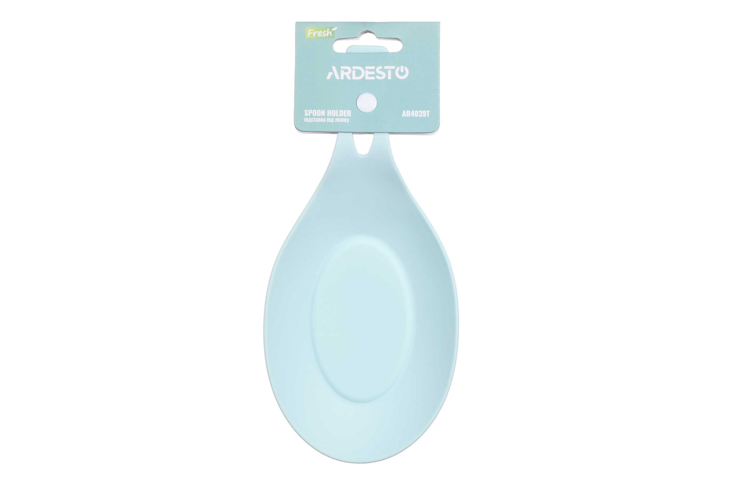 Ardesto Spoon Holder Fresh, 19.5х9.5х1.8cm, silicone, blue