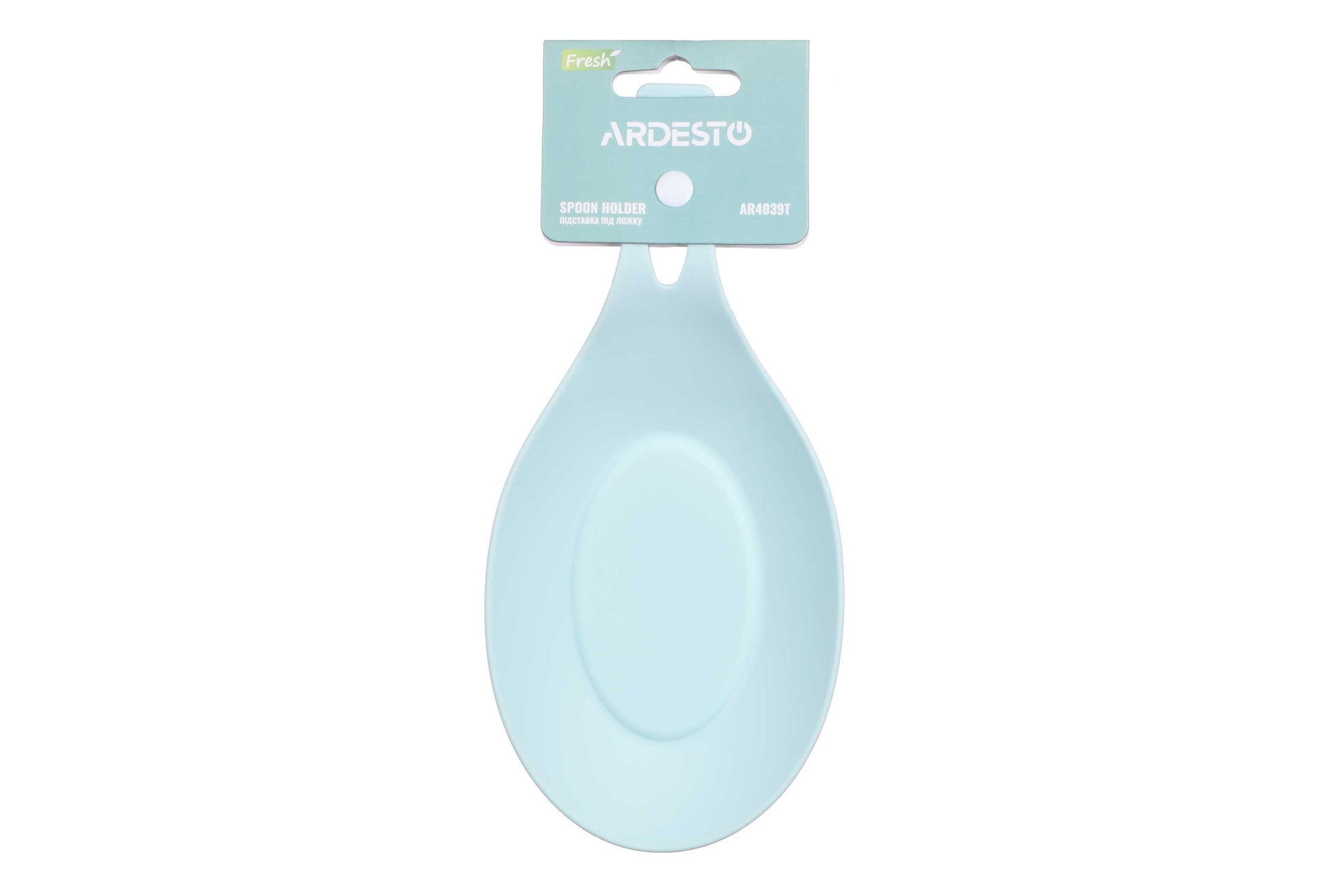 Ardesto Spoon Holder Fresh, 19.5х9.5х1.8cm, silicone, blue
