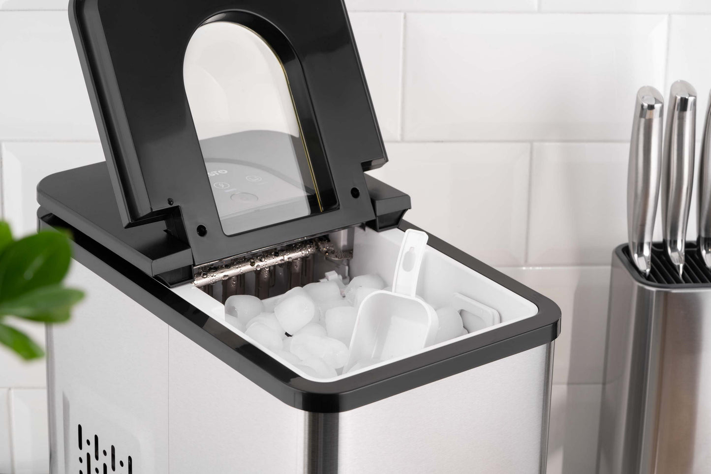 Ardesto Ice maker household, 12kg/day, 1.8L, inox