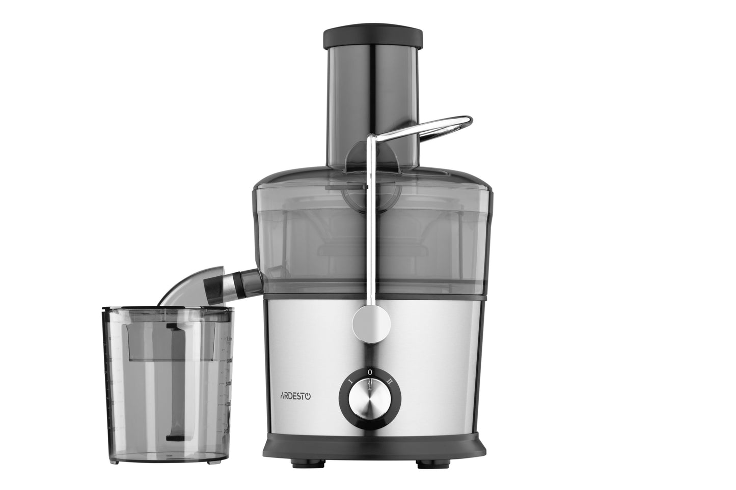 Ardesto centrifugal juicer, 1100W, bowl-1L, plastic/iron, silver-black