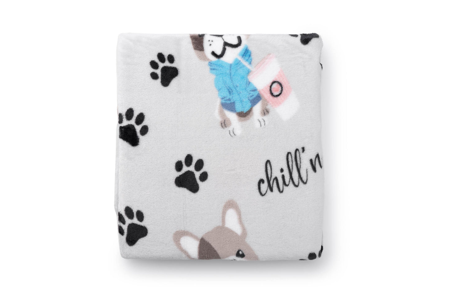 Ardesto Flannel blanket, 160x200cm, 100% polyester, bulldog coffee