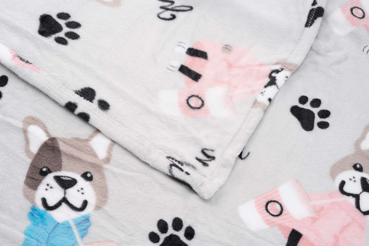 Ardesto Flannel blanket, 160x200cm, 100% polyester, bulldog coffee