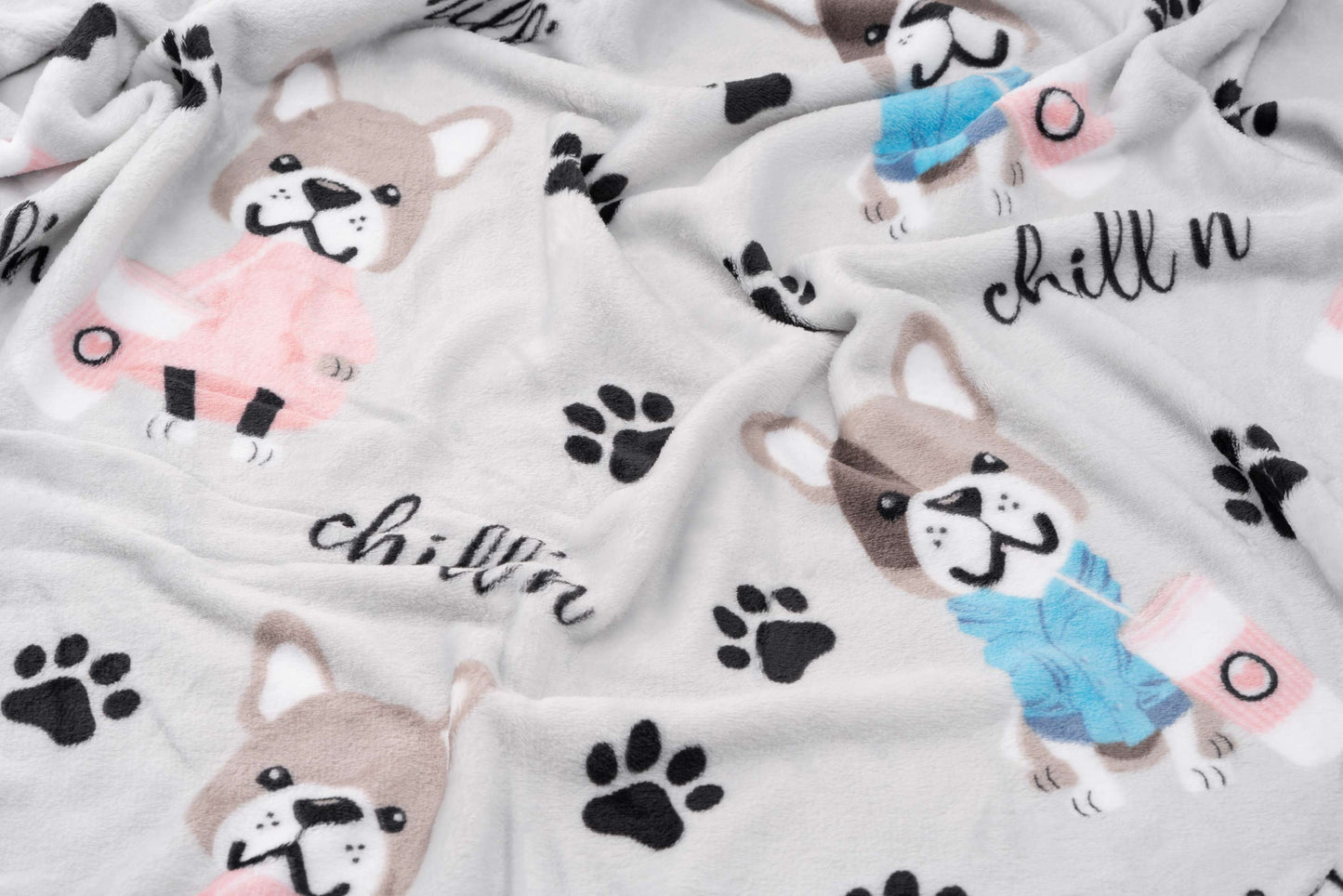 Ardesto Flannel blanket, 160x200cm, 100% polyester, bulldog coffee