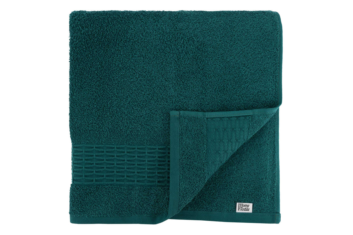 Ardesto Terry towel set Lotus, 50х90cm, 70х140cm, 2pcs, 100% cotton, dark green