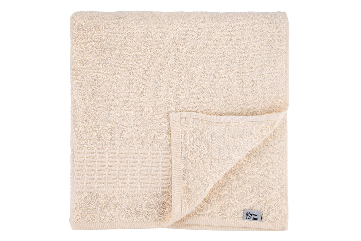 Ardesto Terry towel set Lotus, 50х90cm, 70х140cm, 2pcs, 100% cotton, ivory