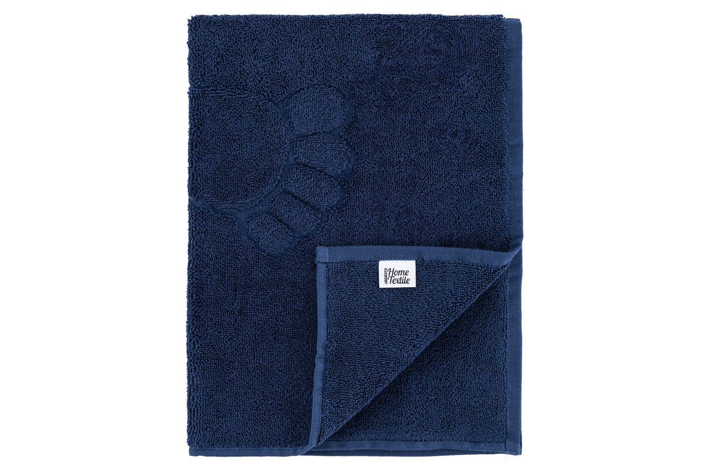 ArdestoTerry towel for feet Benefit, 50х70cm, 100% cotton, dark blue