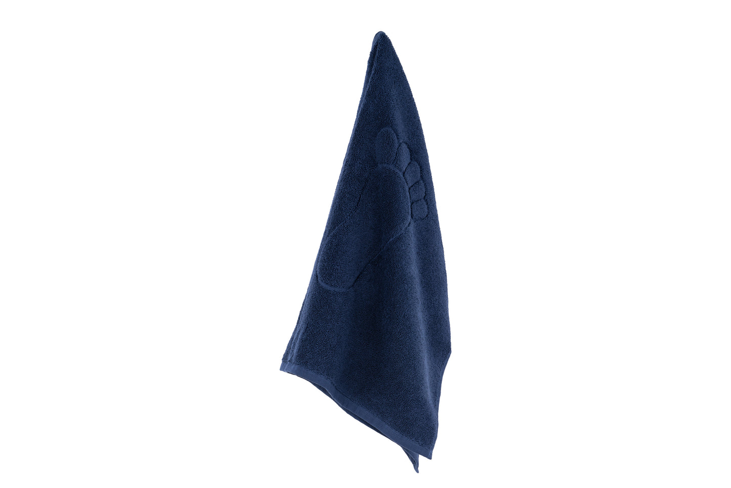 ArdestoTerry towel for feet Benefit, 50х70cm, 100% cotton, dark blue