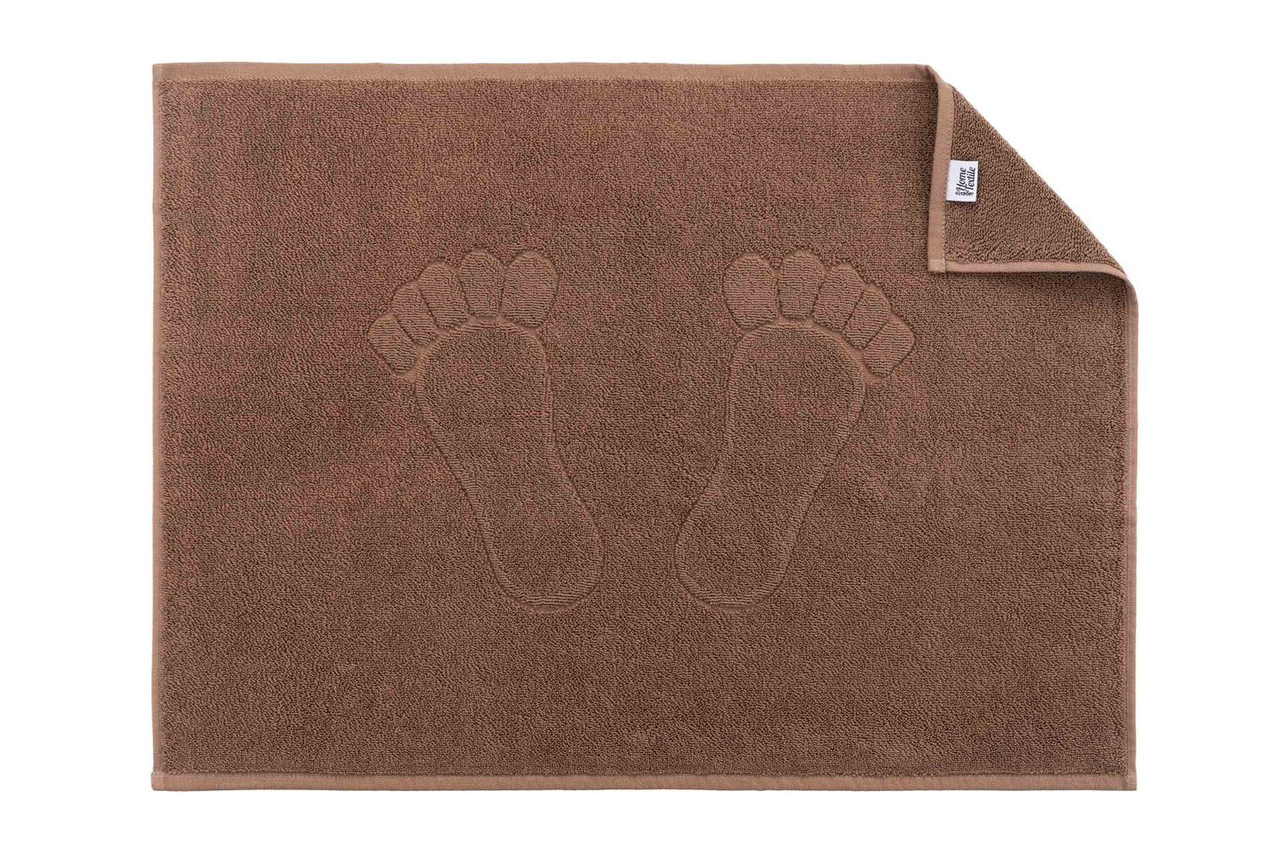 Ardesto Terry towel for feet Benefit, 50х70cm, 100% cotton, brown