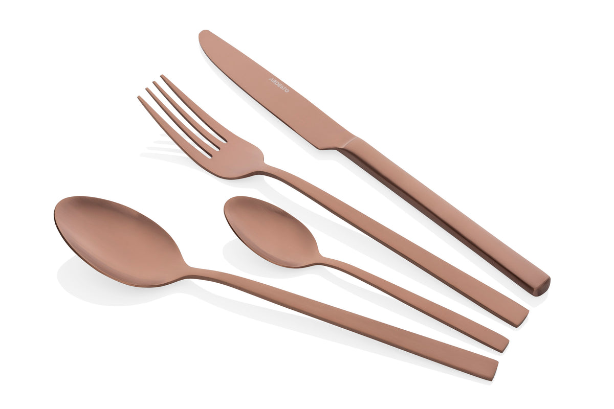 Ardesto Cutlery set Black Mars Favola, 4pcs, stainless steel, copper