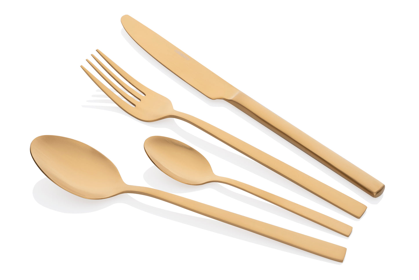 Ardesto Cutlery set Black Mars Favola, 4pcs, stainless steel, golden