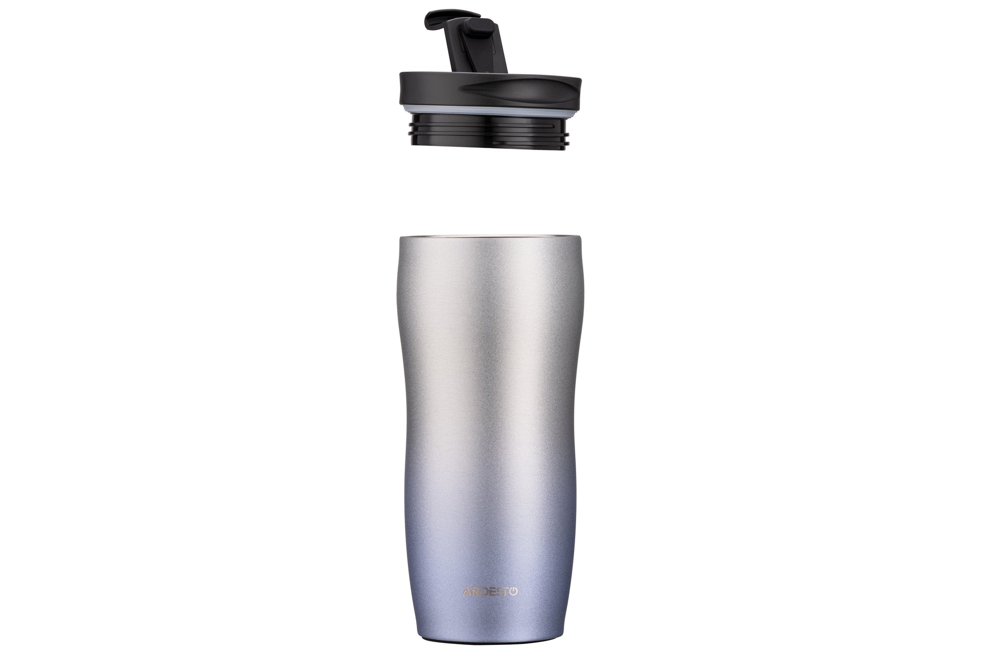 Ardesto Travel mug Metallic, 450ml, stainless steel, blue