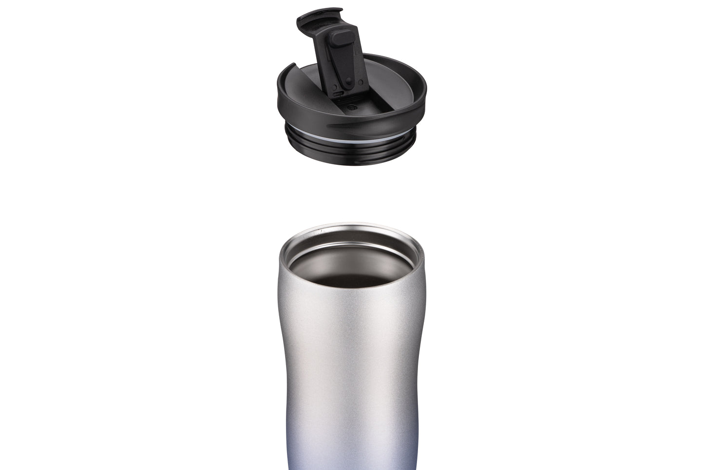 Ardesto Travel mug Metallic, 450ml, stainless steel, blue