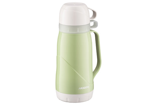 Ardesto Vacuum flask Gemini Gourmet, 1000ml, plastic, borosilicate glass, green