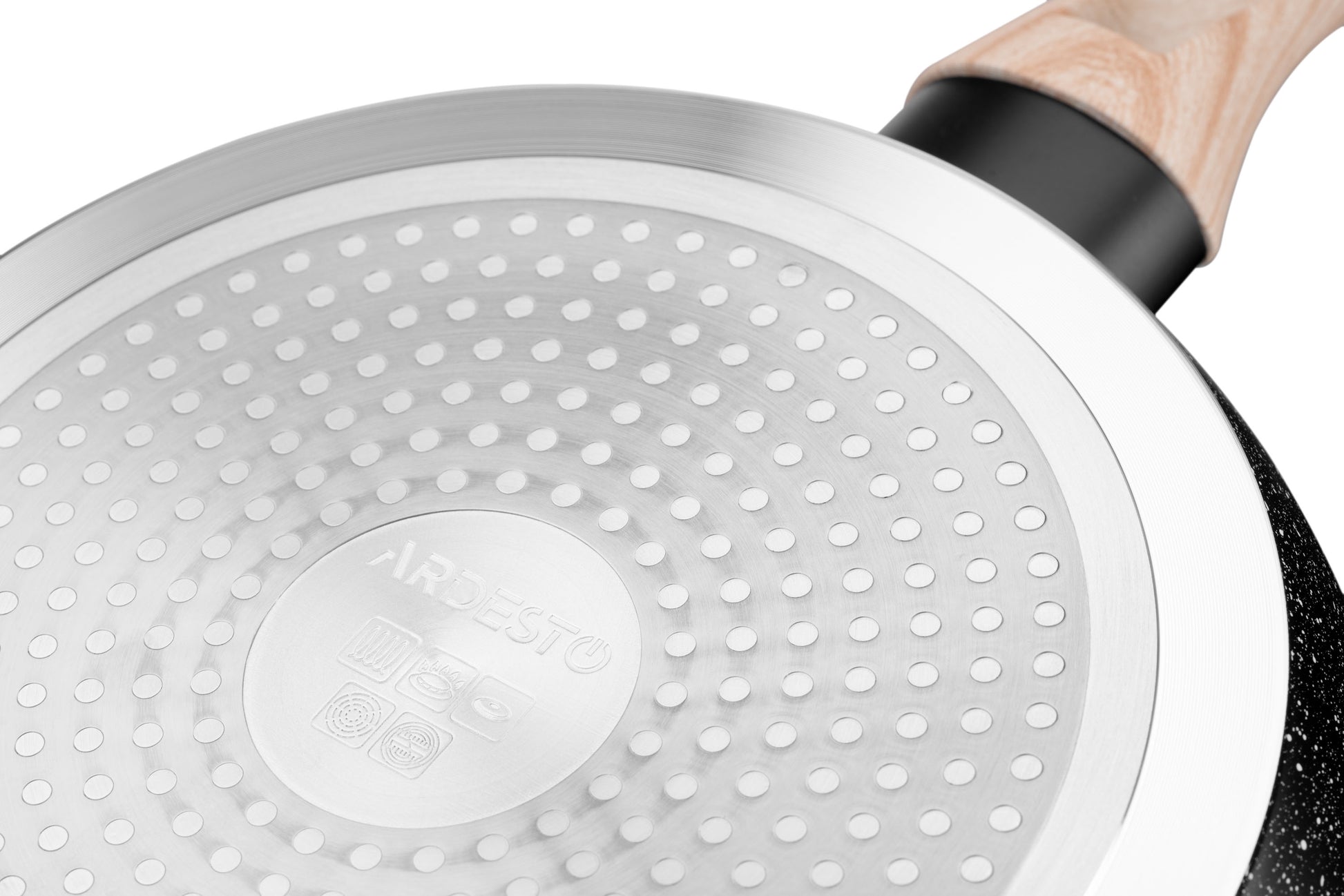 Ardesto Deep Fry pan Midori 24cm, aluminium, black